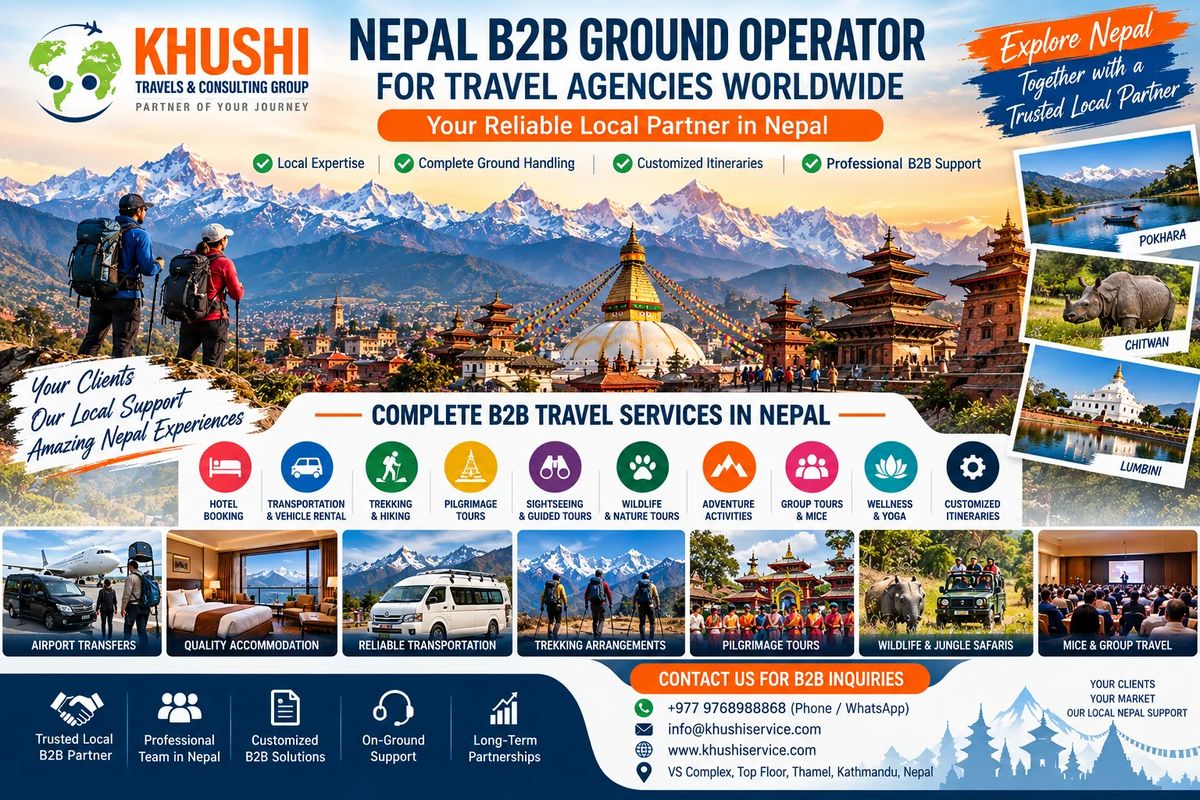 Nepal B2B Ground Operator & DMC for Travel Agencies 2027