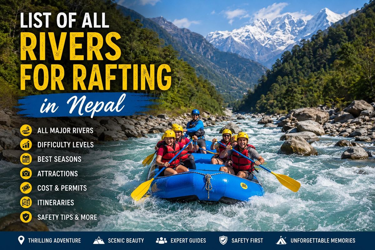 List Of All Rivers For Rafting In Nepal