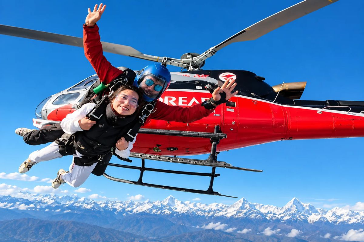 Pokhara Skydiving: Thrilling Himalayan Adventure Experience photo 1